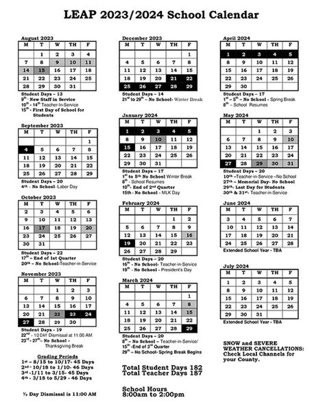 isb beaverton calendar.